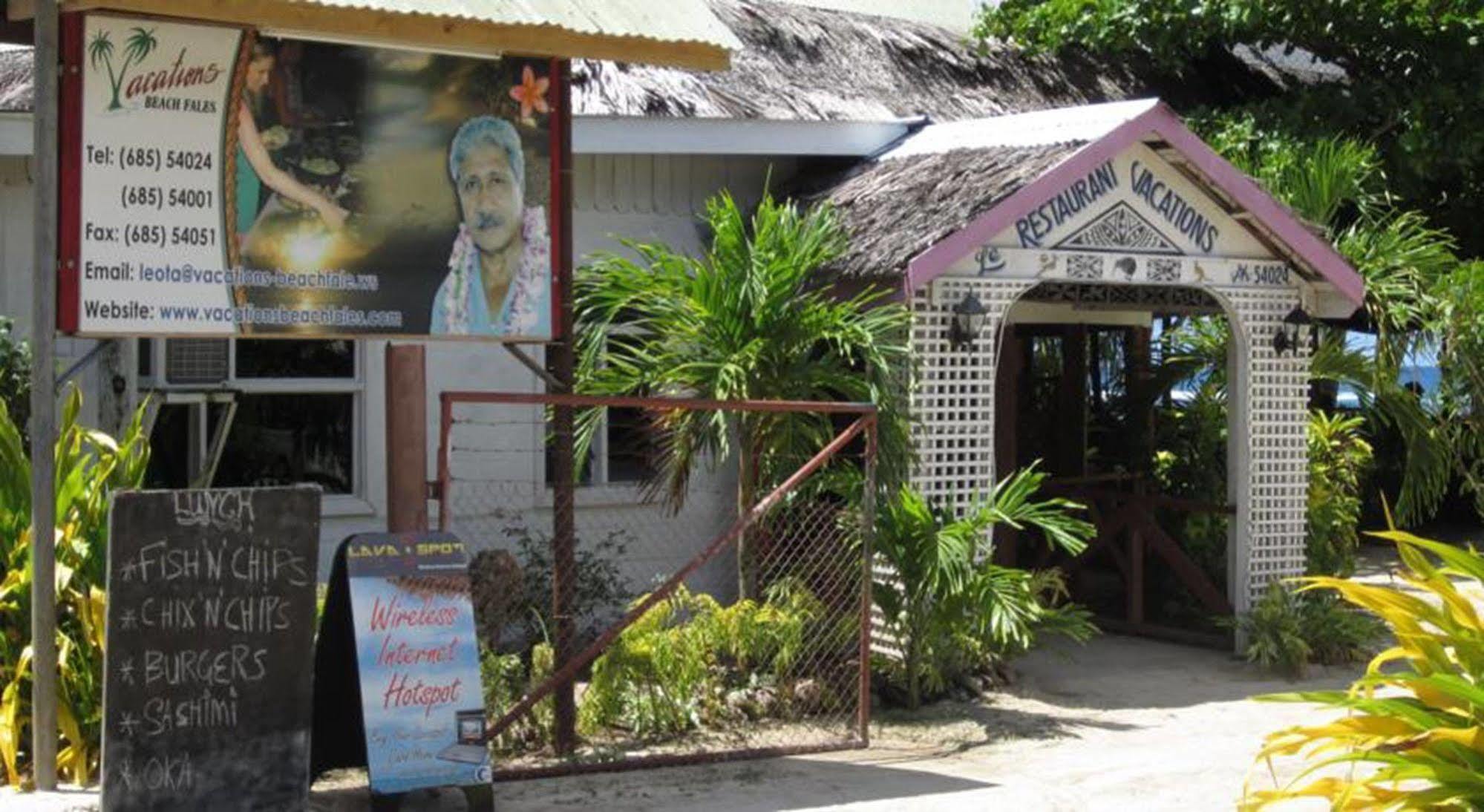 Vacations Beach Fale Hotell Manase Exteriör bild